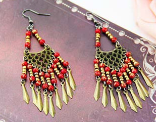 Restore ancient ways wings earrings